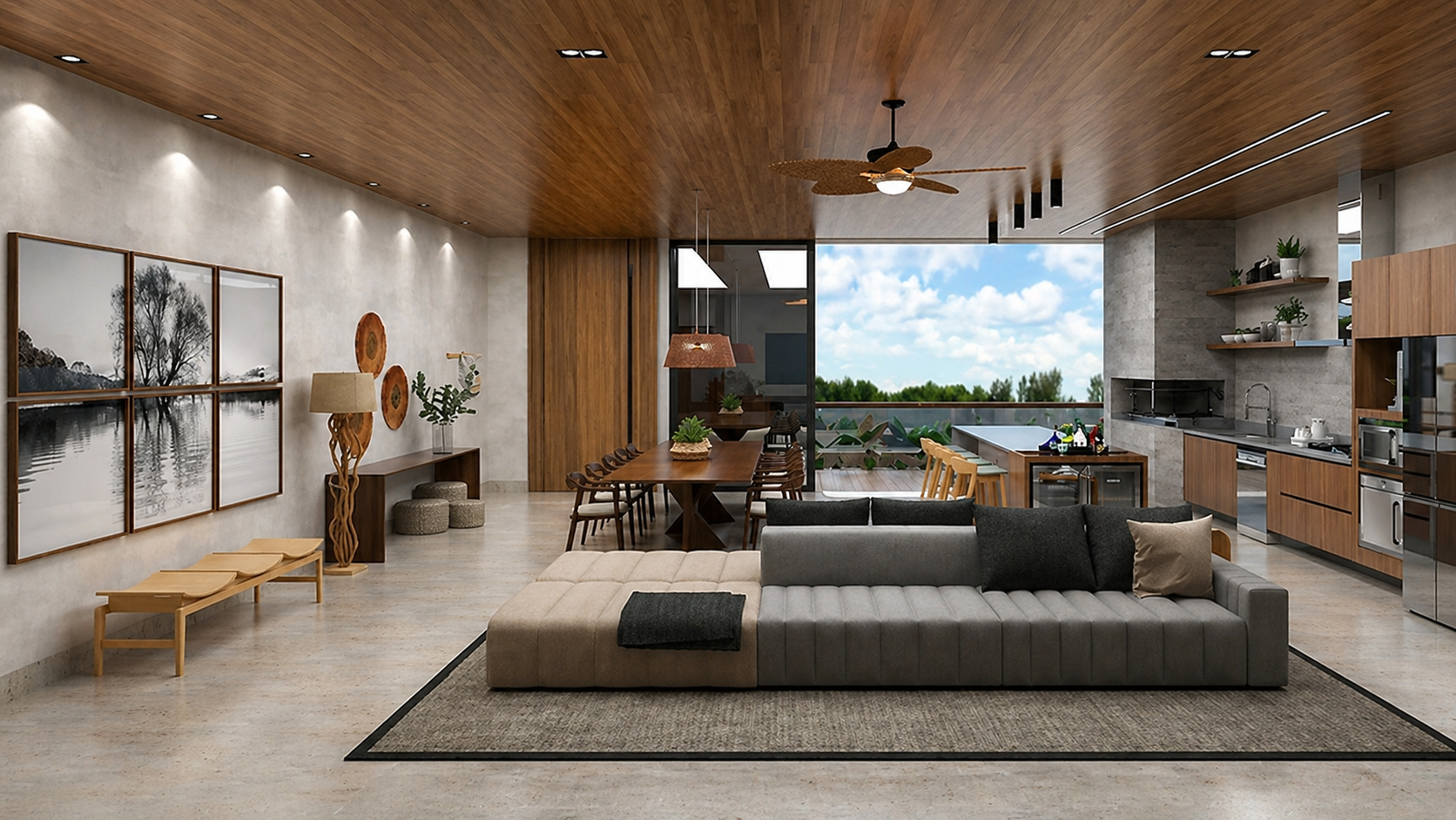 Sala de Estar Minimalista